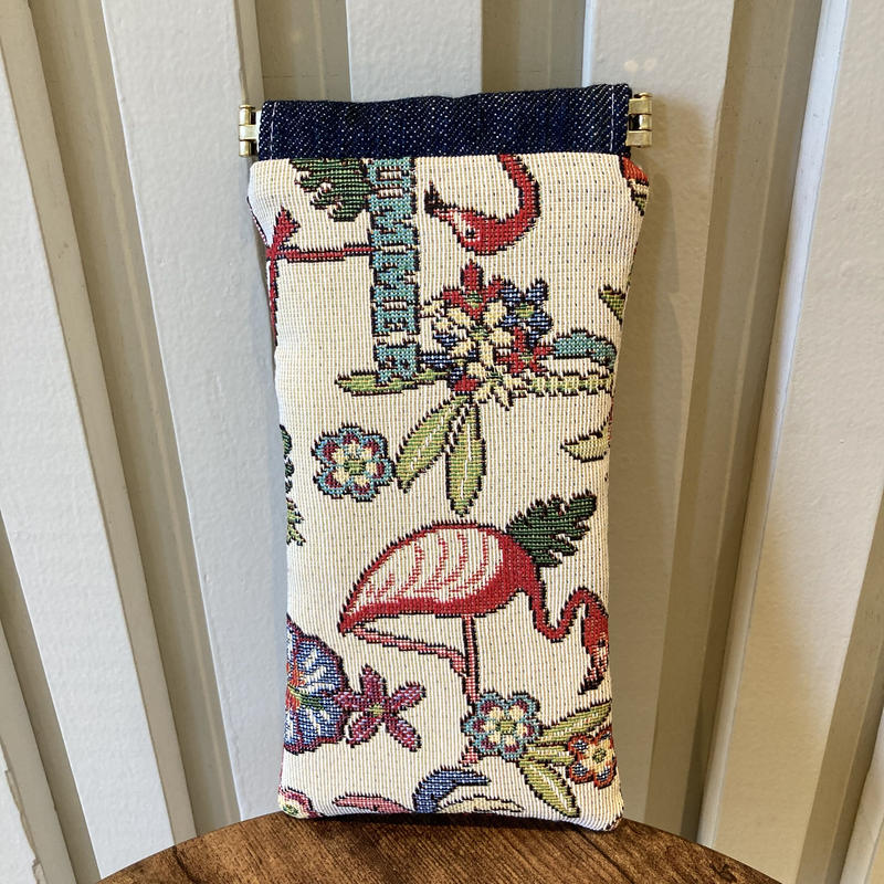 フラミンゴ サングラス 眼鏡ポーチ Coral Days