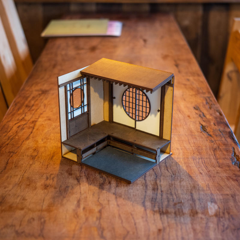 ドールハウス 和室 組み立て式⑦茶室 【公式通販】