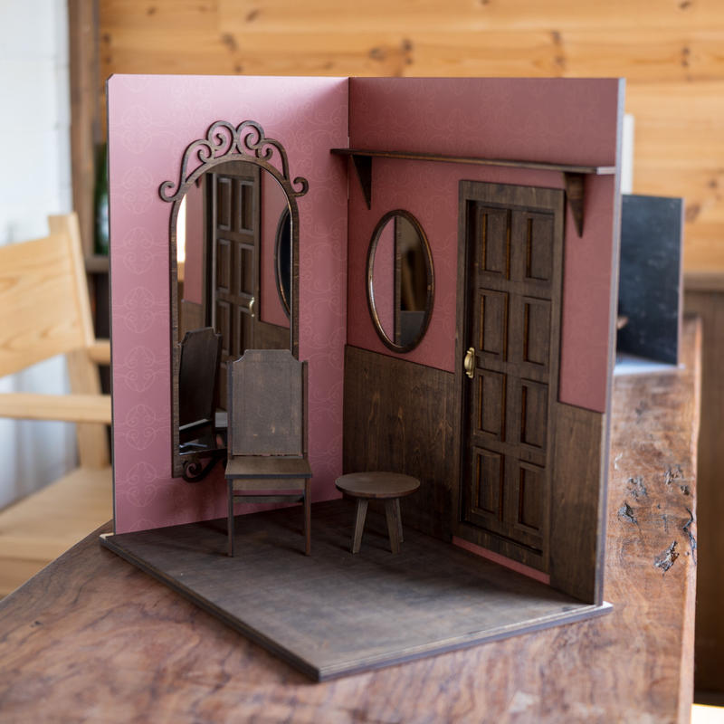 1 6スケールドールハウス洋館鏡の部屋古い感じの壁紙 Kkcompany Com 1 6スケールドールハウス洋館鏡の部屋古い感じの壁紙 Kkcompany Com