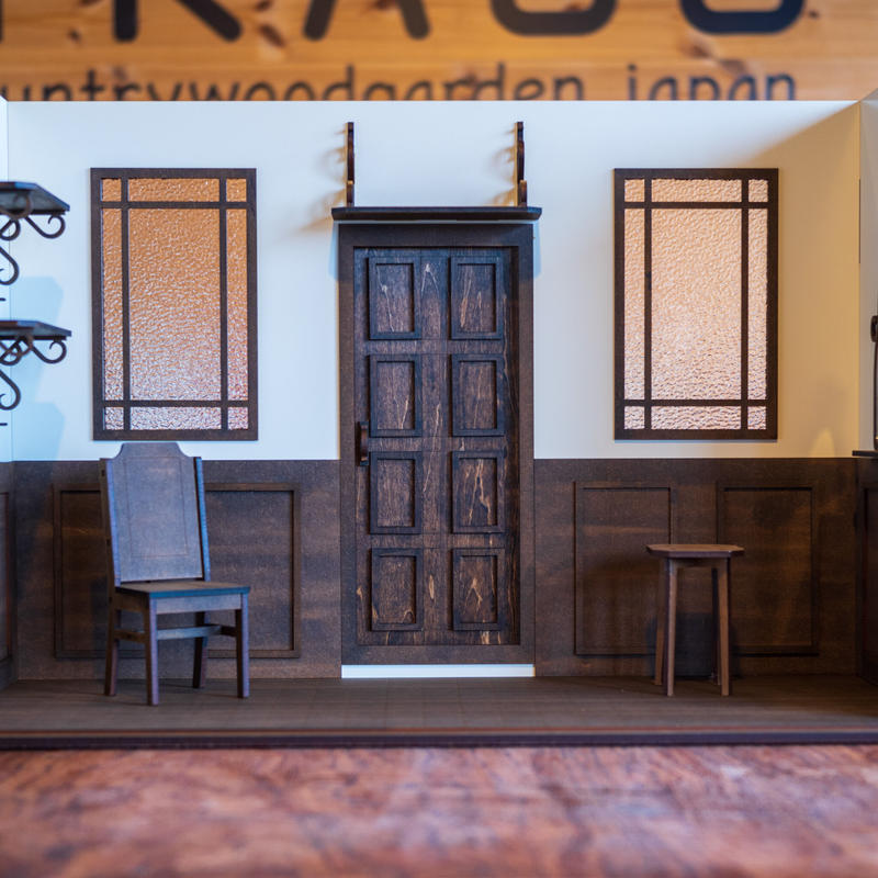 1 6スケールドールハウス洋館 ホワイト壁 ワイドタイプパターン2 2台限定再販 K