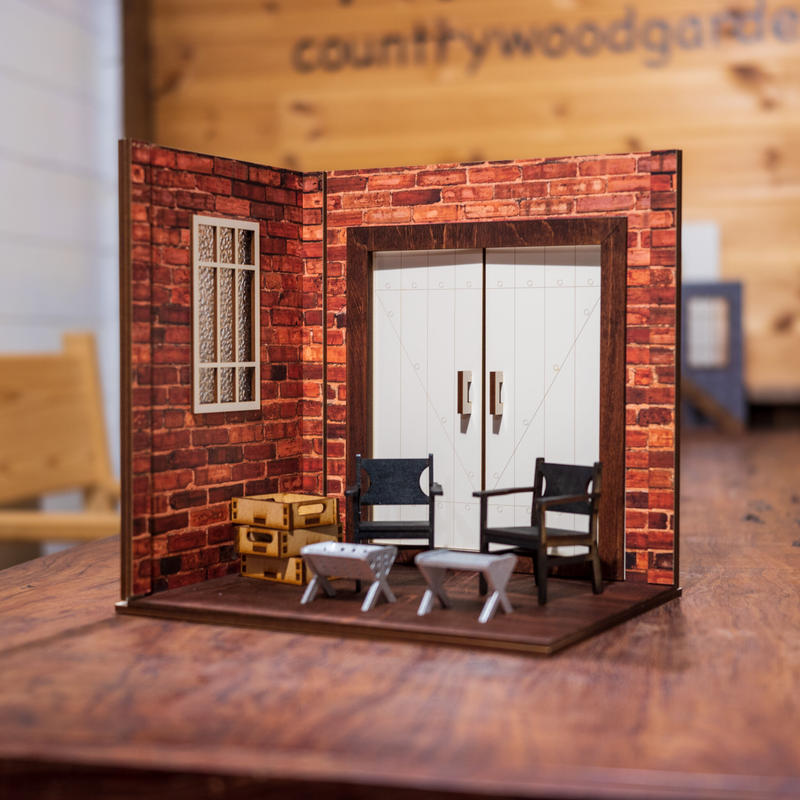 1 10スケールドールハウスガレージ入り口パターン１ ３台限定セール 記念セール Kkc