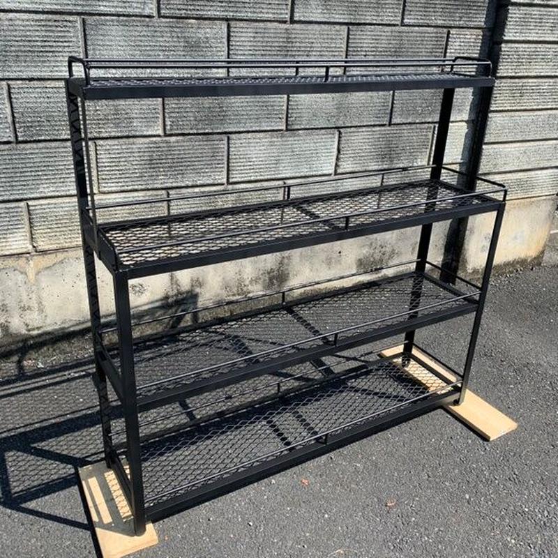 アイアン家具 インダストリアル 植物棚 無垢板 鉄家具 観葉植物 アガベ