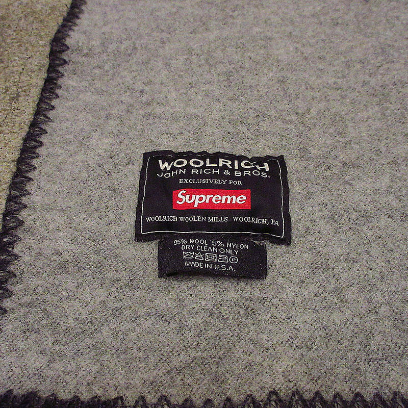 supreme WOOLRICH コラボブランケット