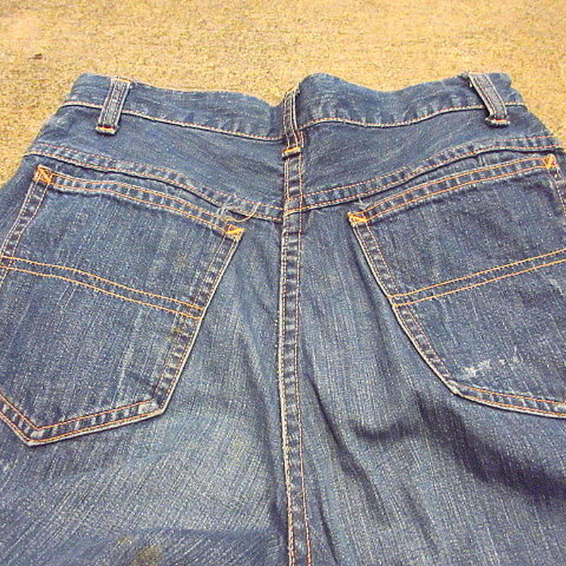 ビンテージ50's○RANCHCRAFTレディース カットオフデニムランチパンツ ビンテージ50's○RANCHCRAFTレディース カットオフデニムランチパンツ