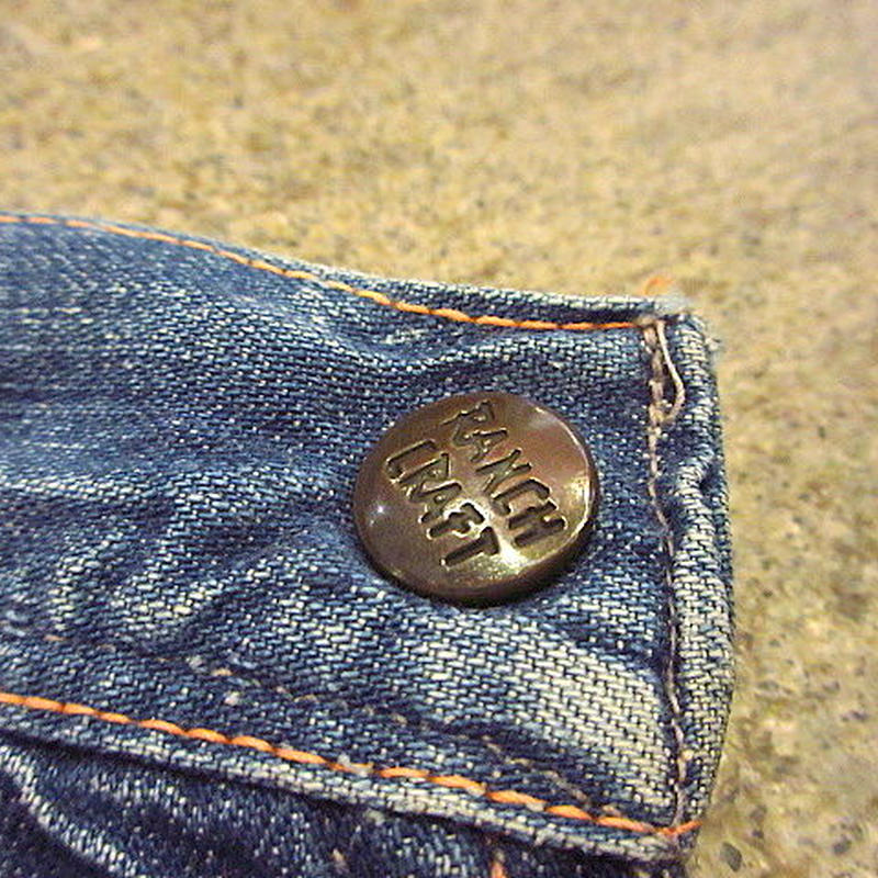 ビンテージ50's○RANCHCRAFTレディース カットオフデニムランチパンツ ビンテージ50's○RANCHCRAFTレディース カットオフデニムランチパンツ