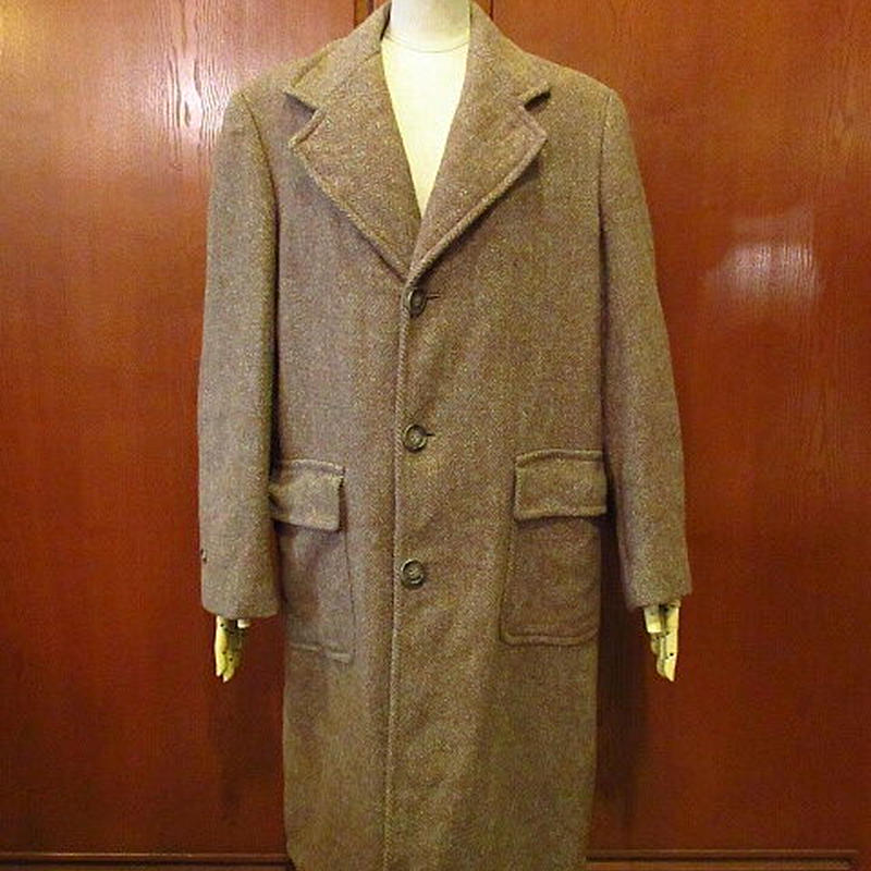 ビンテージ40's○Harris Tweedツイードチェスターコート○201104s1-m-c... ビンテージ40's○Harris Tweedツイードチェスターコート○201104s1-m-c...