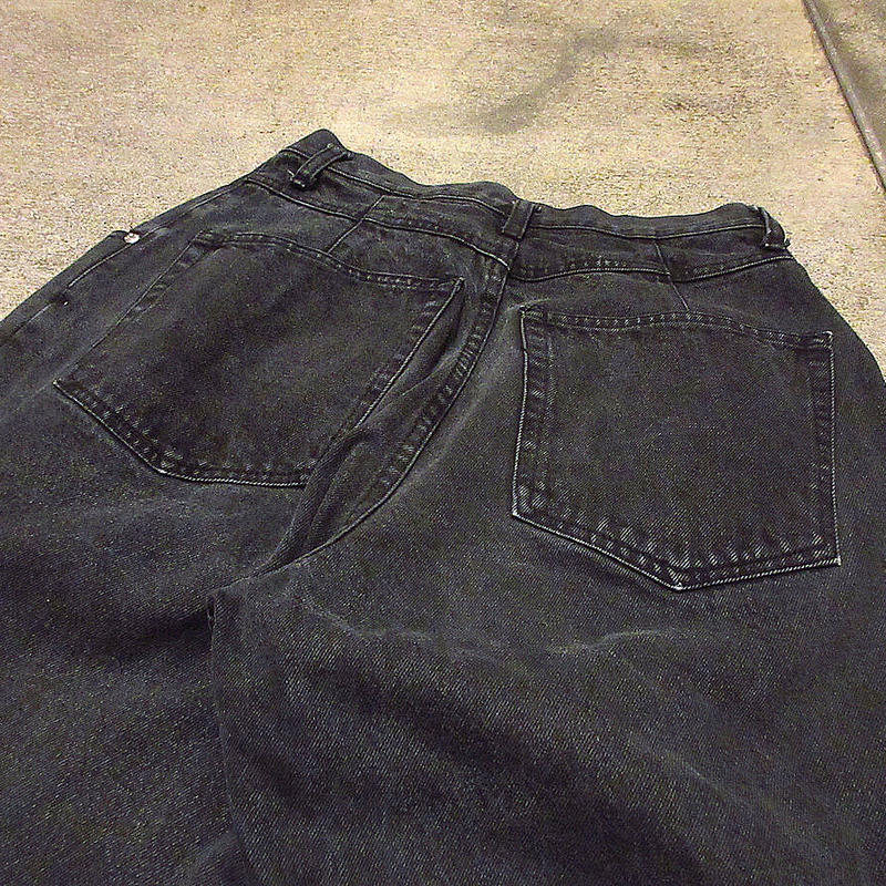 ビンテージ90 S Gapレディーステーパードブラックジーンズsize9 10 f