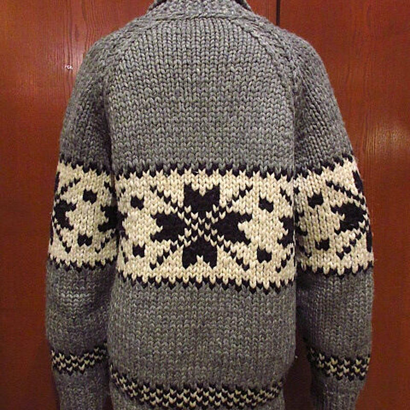 カウチンセーター カナディアンセーター 超レア コレクション新作が登場 レア!Cowichan sweater カウチンセーター Alaska柄 ニット/セーター