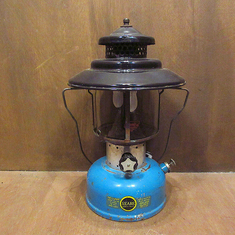ビンテージ60's○SEARS Coleman 476. 74070ダブルマントルランタン点火