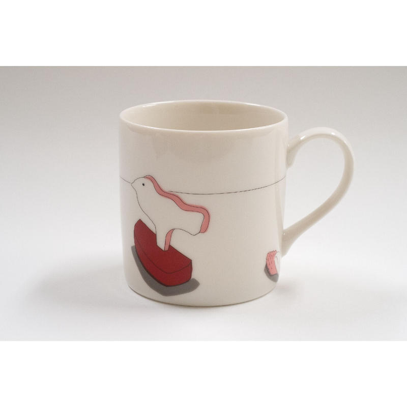 安西水丸 マグカップ 白い鳥 Crevis Online Store