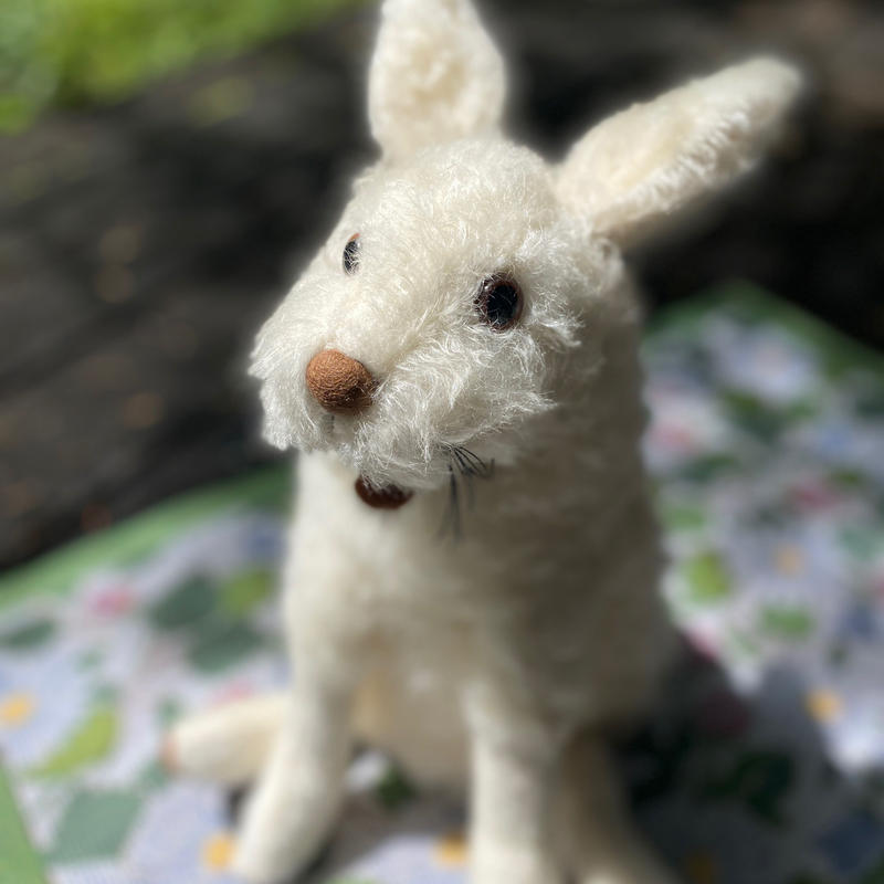 バーレーベンどうぶつ手人形 うさぎのワルダマール ラッピング不可 オリジナルペーパーバック付