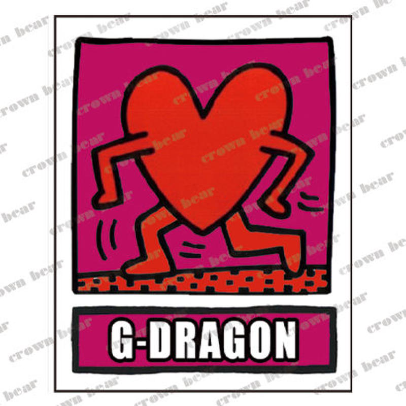 Bigbang 耐水ステッカーキースへリング G Dragon ジヨン Ver Crow