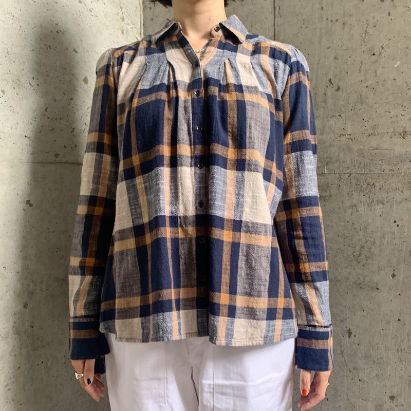 Free People フリルデザイン チェックシャツ 7660 Crunch Ar