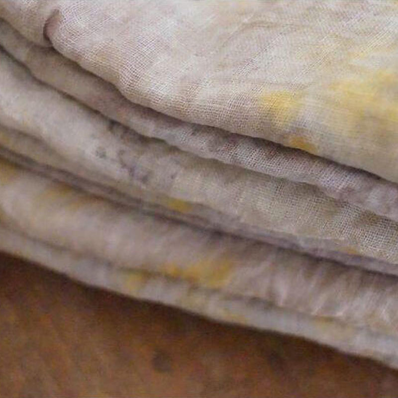 4月29日 金 ストール 季節のお花を使った花びら染めの会 作家 Usausabo