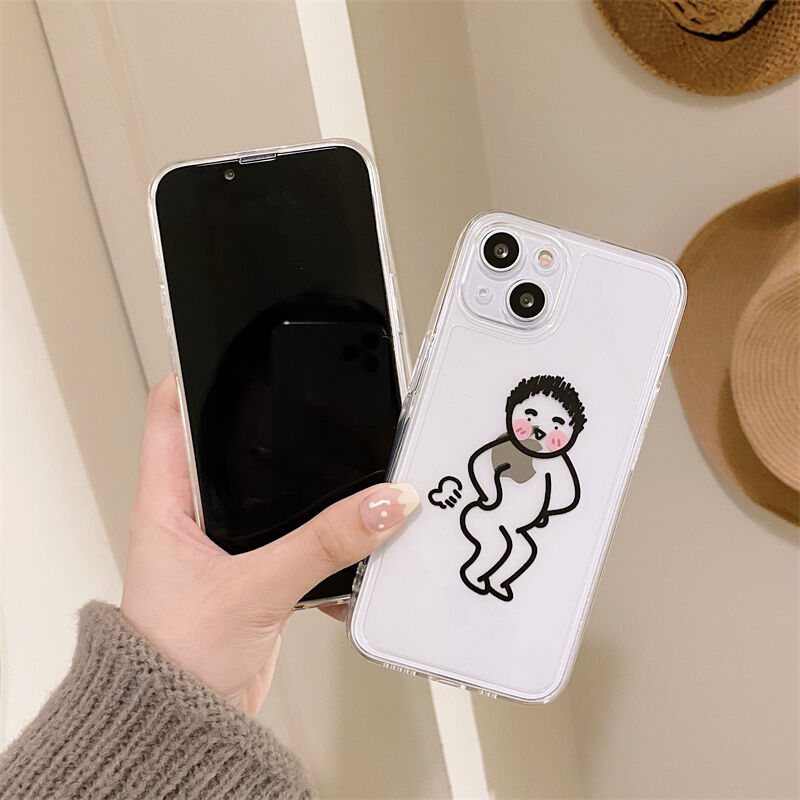 かわいいiphone面白い男の子の女の子電話ケースiphone13 Iphone13proカバ