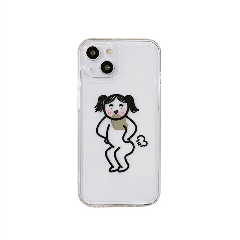 かわいいiphone面白い男の子の女の子電話ケースiphone13 Iphone13proカバ