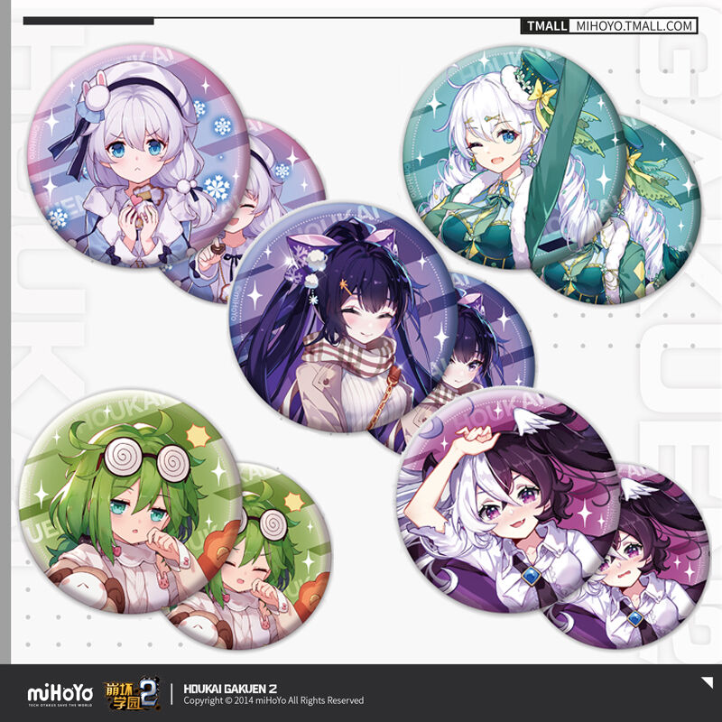 崩壊学園2 7周年記念 レンチキュラー バッジ ちゃぱん 崩壊学園2 7周年記念 レンチキュラー バッジ ちゃぱん