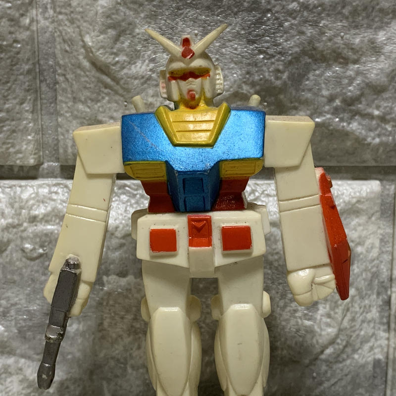 クローバー 機動戦士 ガンダム ミドルサイズ ソフビ 白成型 駄玩具堂 Dagangudo