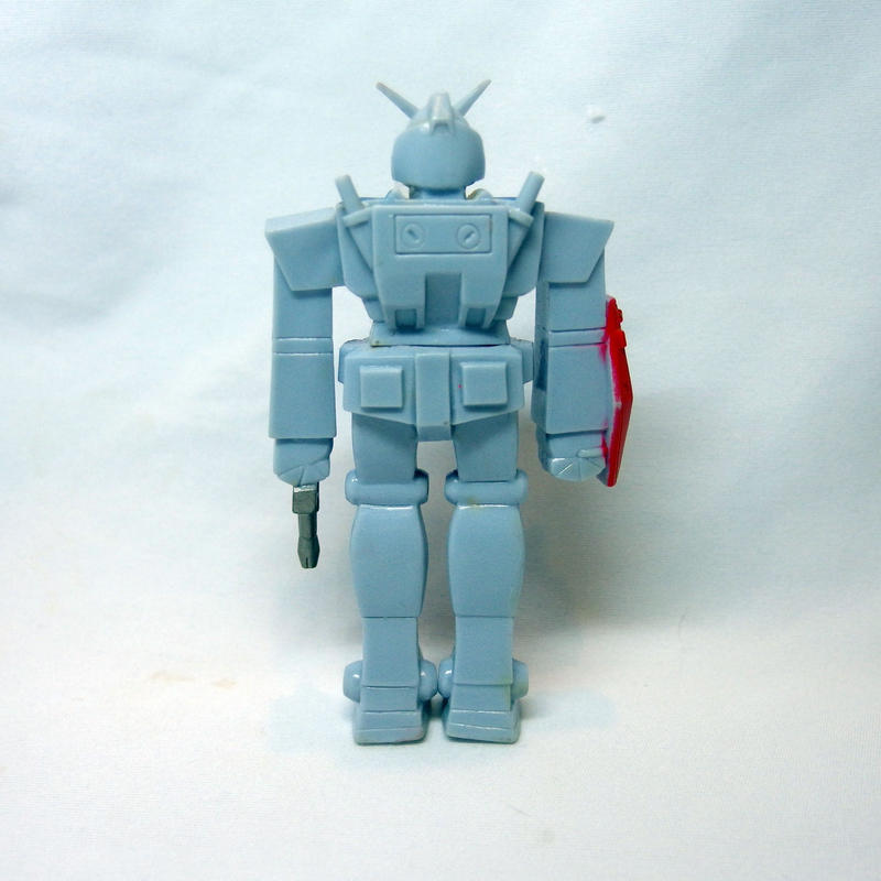 クローバー ガンダムソフビ 灰色成型 駄玩具堂 Dagangudo