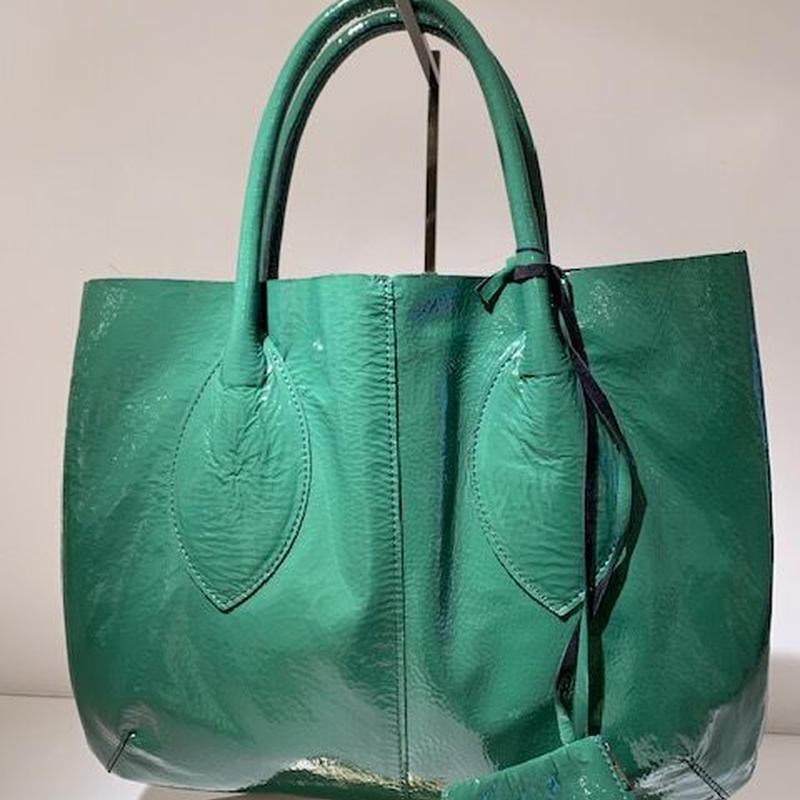 エナメルトートバッグ Green Ginza Daikokuya