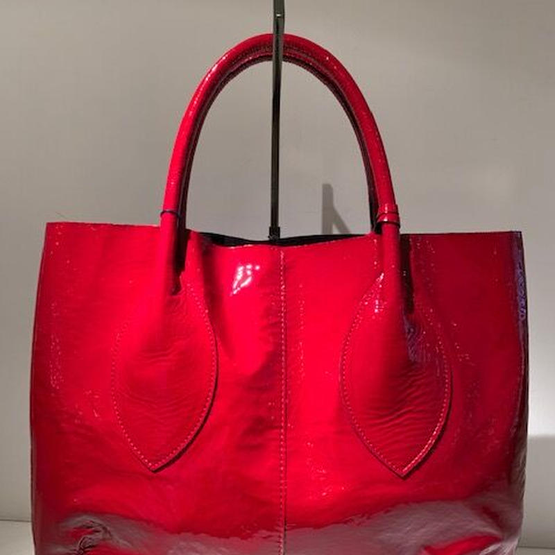 エナメルトートバッグ Red Ginza Daikokuya
