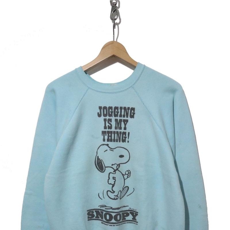 60 S Spruce Snoopy 染み込みプリント スウェット Lサイズ Daniel 60 S Spruce Snoopy 染み込みプリント スウェット Lサイズ Daniel