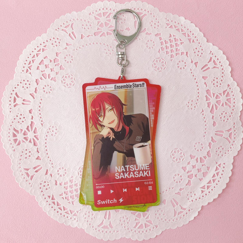 あんさんぶるスターズ 中国限定 両面アクリルキーホルダーb Ver 3 逆先夏目 中古