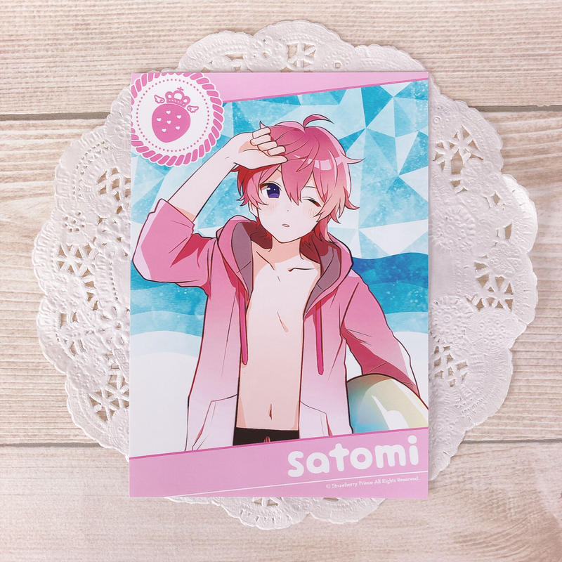 すとぷり ファミマプリント すとぷりランダムブロマイド L版ブロマイド 水着ver さとみ