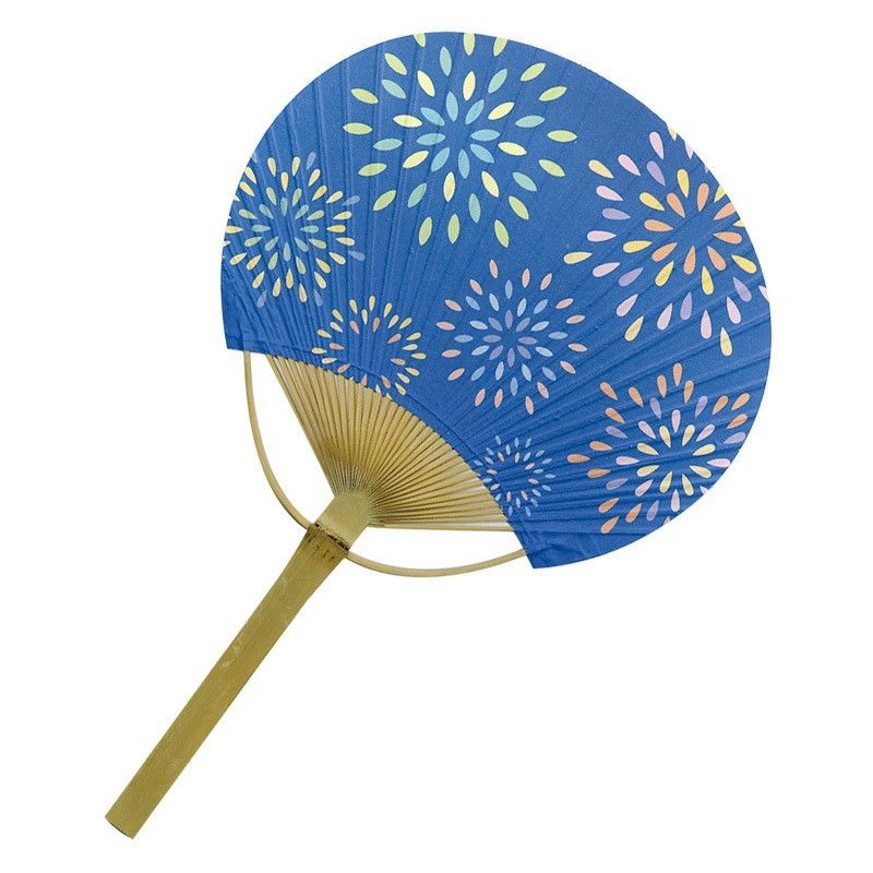 平竹うちわ 大 花火 風扇堂 By四国団扇