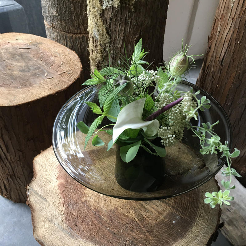 スガハラガラス Sghr フラワーベース Calmaカルマ Iowergo