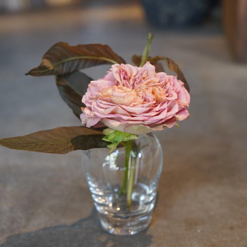 Lsaクリアガラスミニブーケベース フラワーベース 花器 花瓶 ガラスベース インテリア オシ