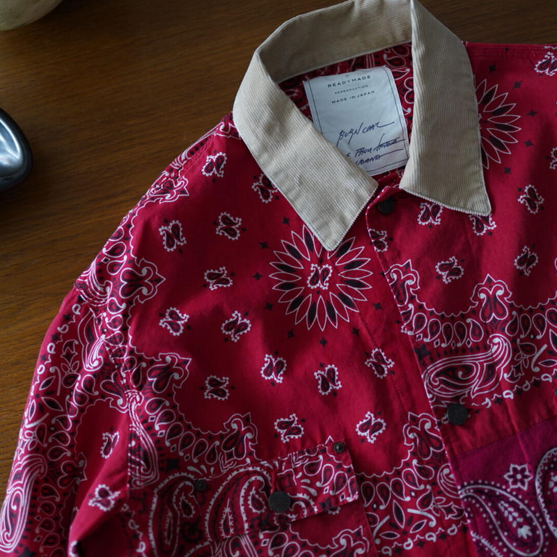 BANDANA BURN COAT バーンコート ペイズリーバンダナ / READYMADE(...