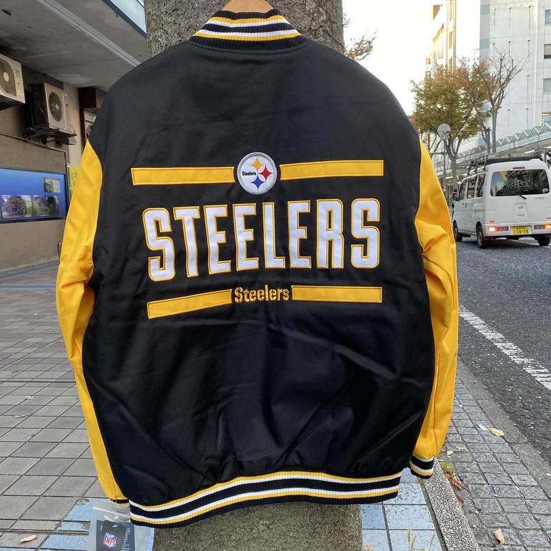 通販特価】 スタジャン nfl Pittsburgh Steelers スエードジャケット
