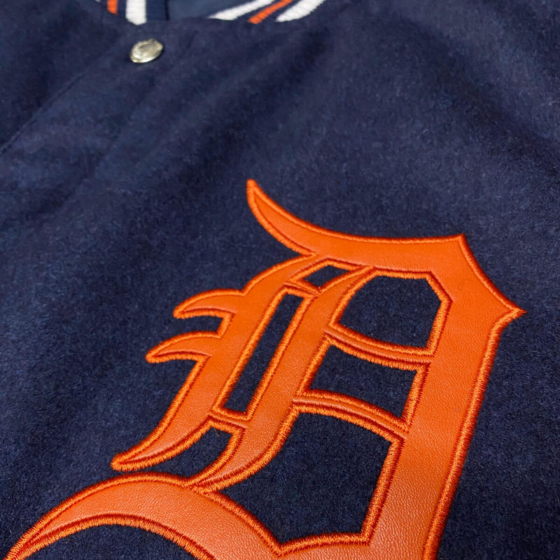 Mlb公式 Jhデザイン Tigers デトロイト タイガース リバーシブル スタジャン 紺