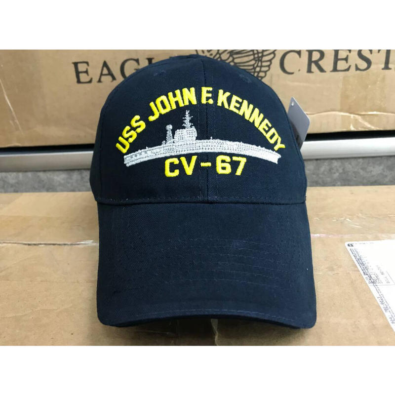 イーグルクレスト 米海軍 Cv67 空母 ジョンfケネディ ミリタリー キャップ 帽子 R イーグルクレスト 米海軍 Cv67 空母 ジョンfケネディ ミリタリー キャップ 帽子 R