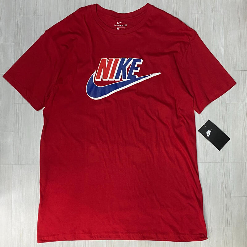 Usaモデル Nike ナイキ 半袖 ナショナルカラーロゴ Tシャツ 赤 Red Nk2