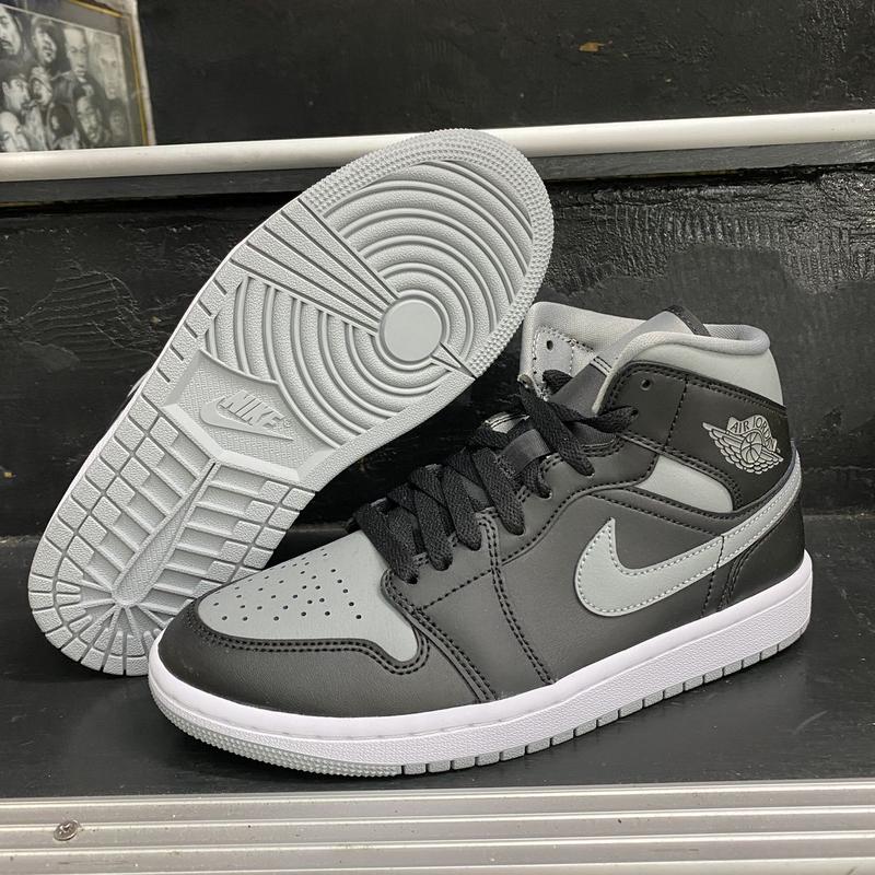 Nike ナイキ Air Jordan1 Mid エアジョーダン1 ミッドカット 黒 グレー
