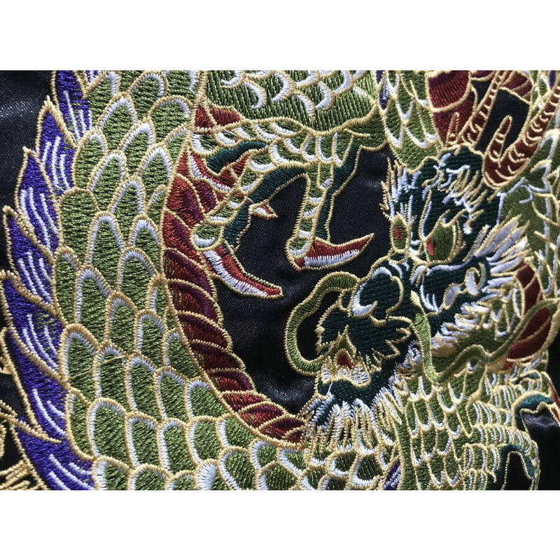 激安sale 横須賀発祥 スカジャン 横須賀ジャンパー Sukajan サテン地 刺繍 龍