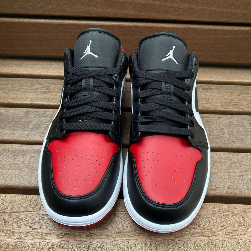 Nike ナイキ Air Jordan1 Low エアジョーダン1 ローカット 黒赤 Bred