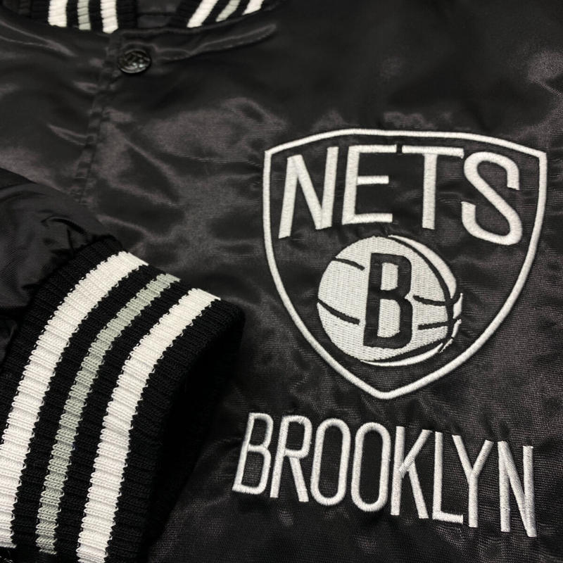 NBA公式 JHデザイン Nets ブルックリン ネッツ スタジアムジャンパー ...