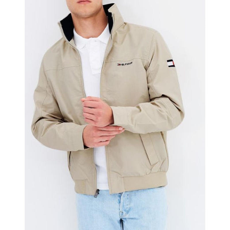 トミーヒルフィガー TOMMY HILFIGER ナイロン ヨットジャケット 撥水 ...