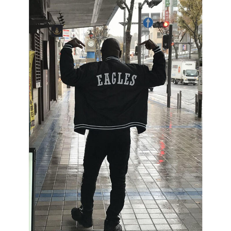 NFL フィラデルフィア イーグルス スタジャン リバーシブル ナイロンjk NFL フィラデルフィア イーグルス スタジャン リバーシブル