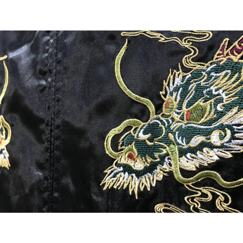 激安sale 横須賀発祥 スカジャン 横須賀ジャンパー Sukajan サテン地 刺繍 龍