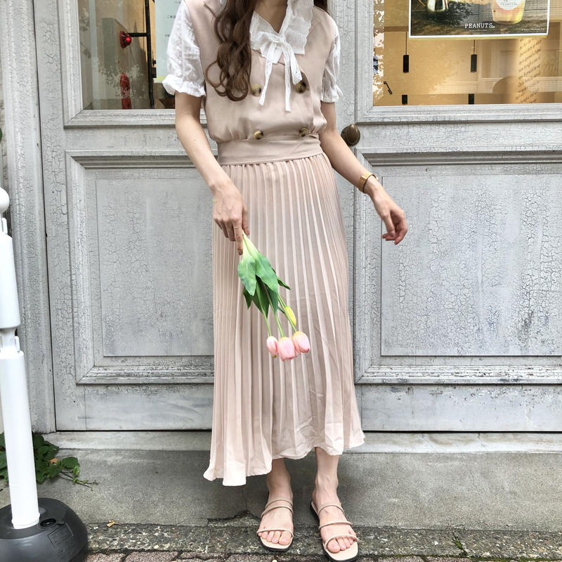 テーラードプリーツワンピース 192 6010 Deisy Lotte