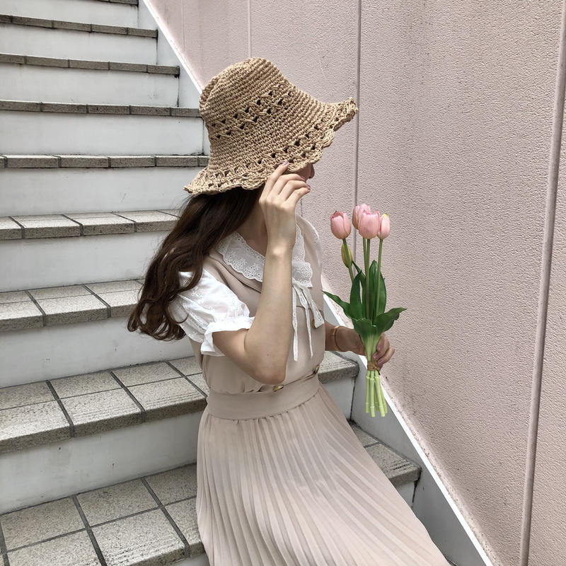 テーラードプリーツワンピース 192 6010 Deisy Lotte