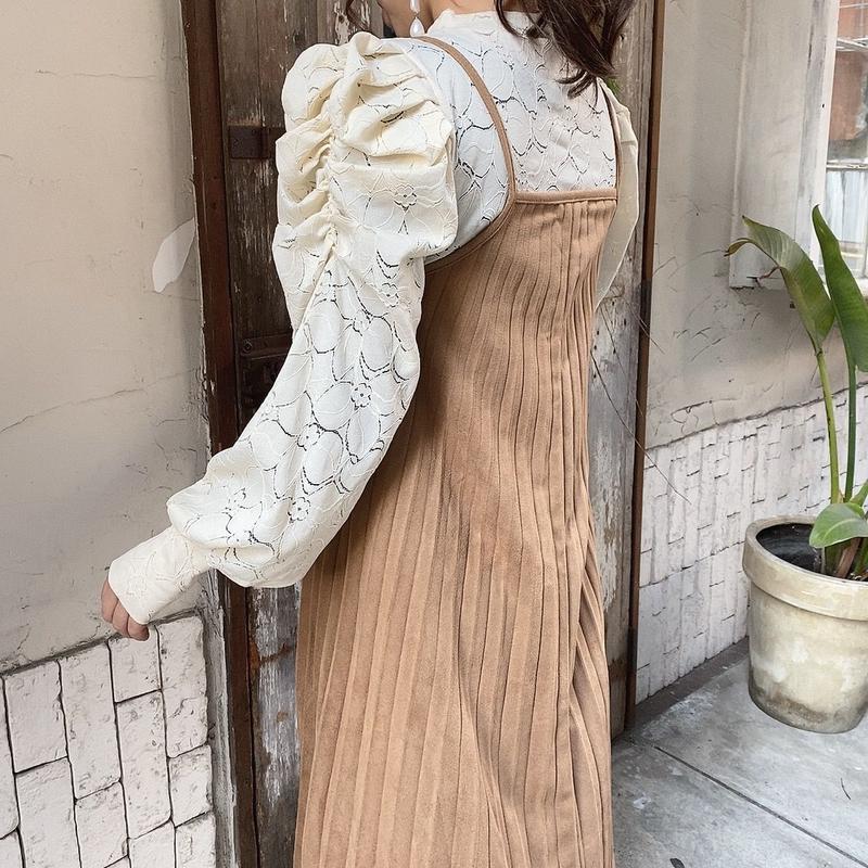 総プリーツキャミワンピース 192 6057 Deisy Lotte