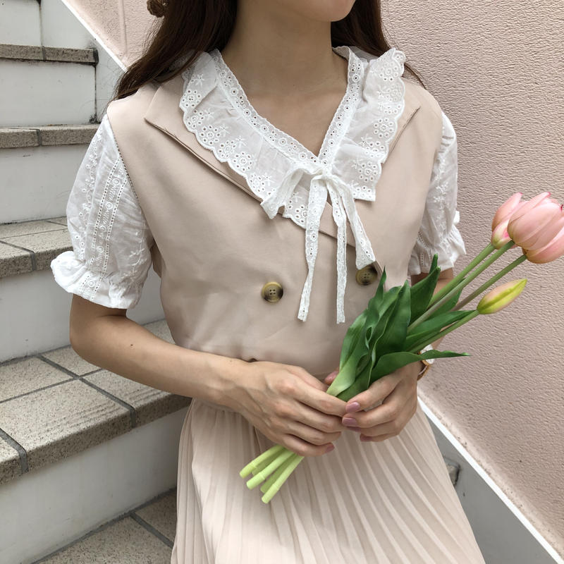 テーラードプリーツワンピース 192 6010 Deisy Lotte