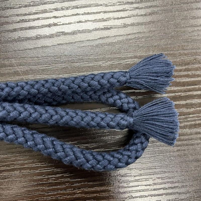 兜紐 青紺 甲冑工房丸武