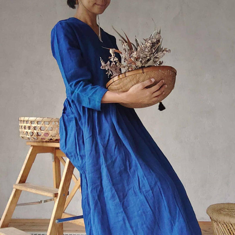 House of lotus ハウスオブロータス カディギャザーワンピ