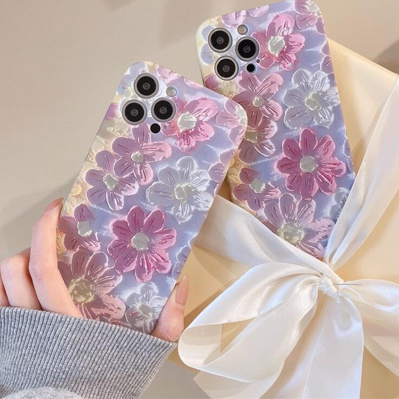 レトロピンクフラワーケース Dey